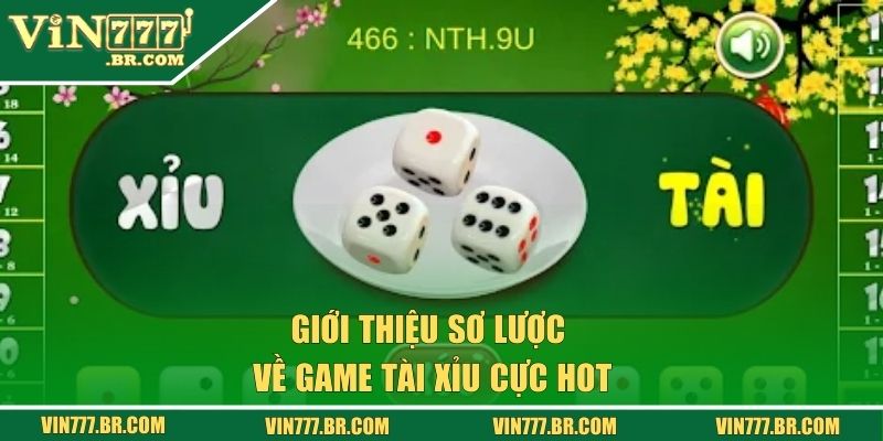 Giới thiệu sơ lược về game tài xỉu cực hot